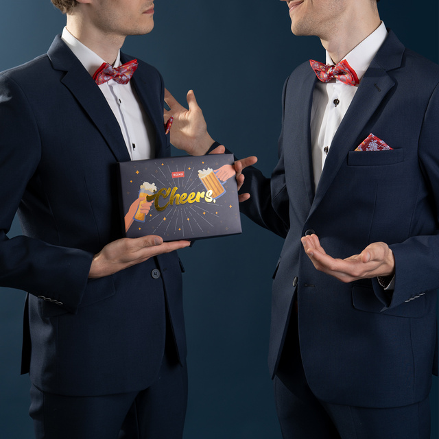 Set di calzini da uomo SOXO Cheers – 2 paia e un apribottiglie