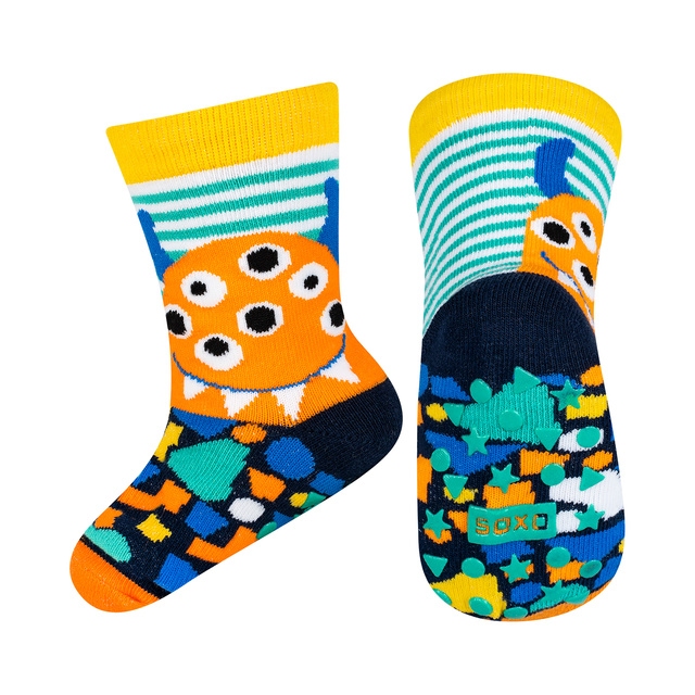 Set di 3 calzini colorati per bambini SOXO monsters