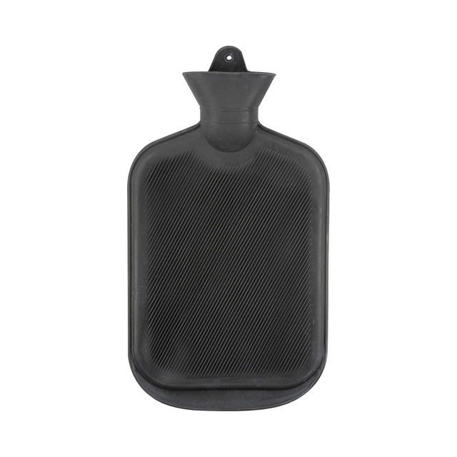 Borsa dell'acqua calda SOXO grigia con copertina in peluche FRIENDS, idea regalo GRANDE 1,8l