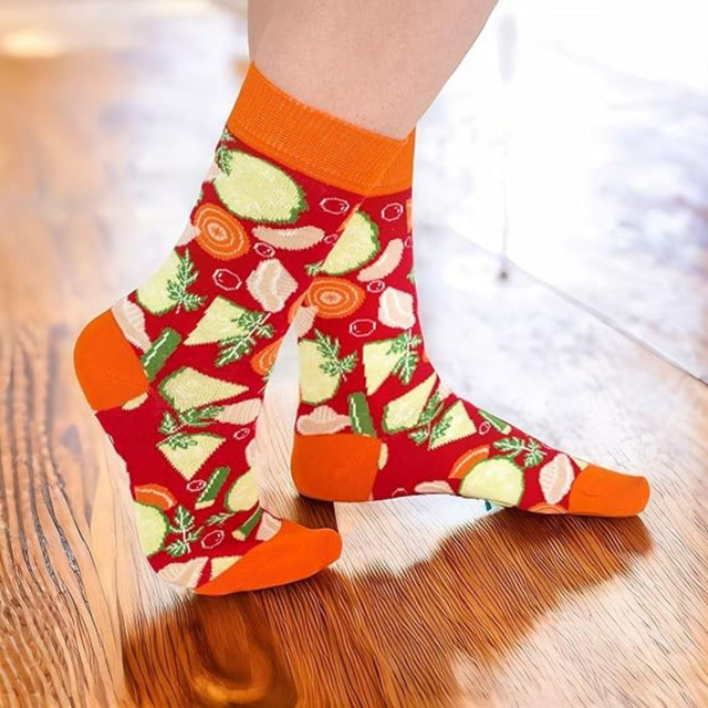 Calzini da uomo | Minestra di minestrone SOXO GOOD STUFF da donna in lattina | colorato | divertente | idea regalo per lei | per Lui Unisex