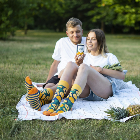 Calzini da donna | maschile | SOXO BUONA ROBA | ananas in scatola | per un regalo | Unisex