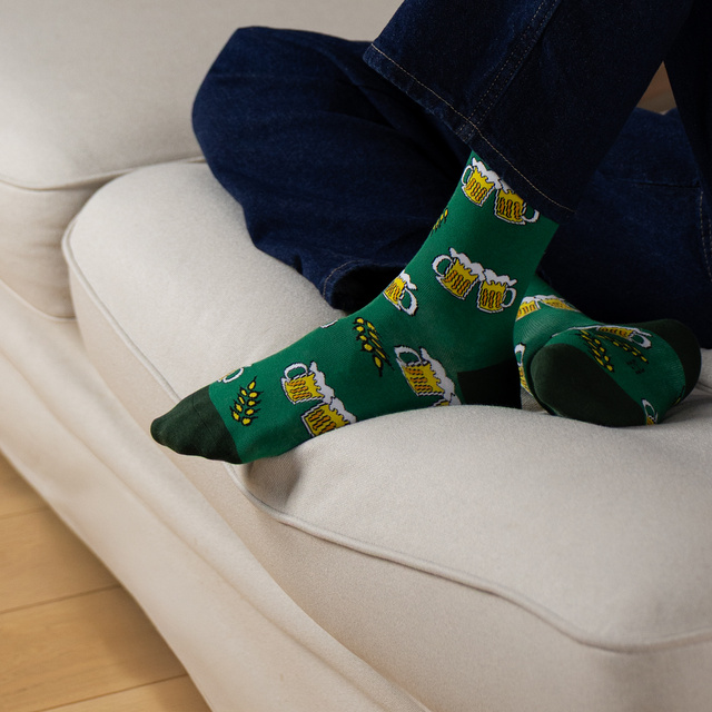 Calzini da uomo color birra SOXO - 3 paia 