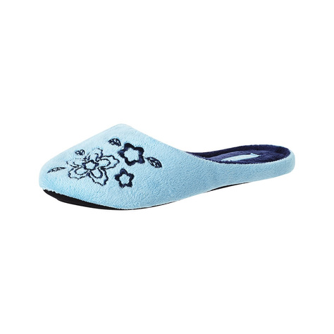 Pantofole da donna SOXO con ricamo - blu