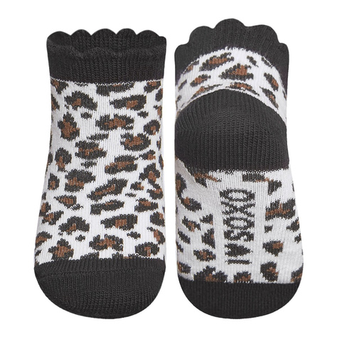 Calzini leopardo SOXO - nero / marrone