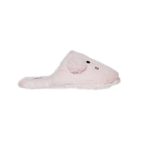 Pantofole SOXO - mouse - rosa con suole dure