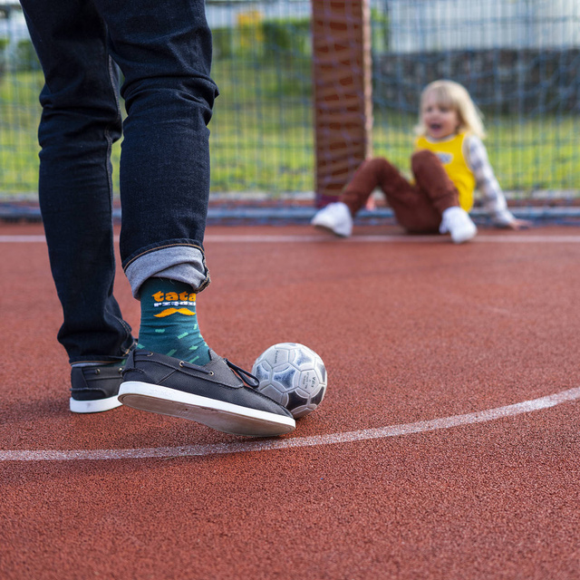 Set di 1x calzini colorati SOXO Superman e 1x pantofole da uomo