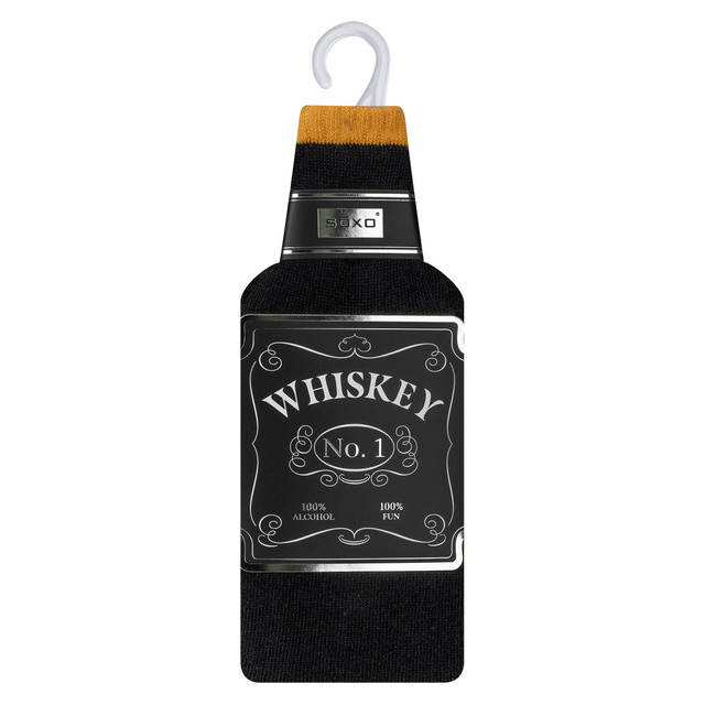 Calzini da uomo SOXO whisky in una fascia | regalo per lui | Festa di San Nicola