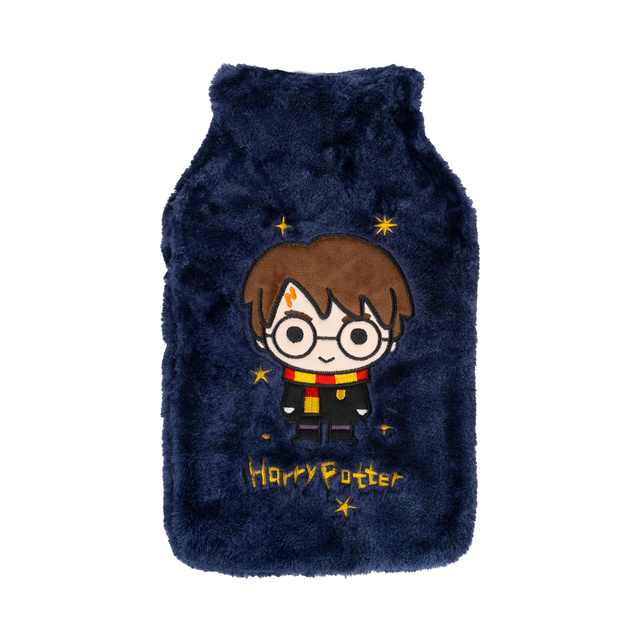 Borraccia dell'acqua calda di Harry Potter Originale, concessa in licenza da Warner Bros., scaldavivande con copertina in peluche