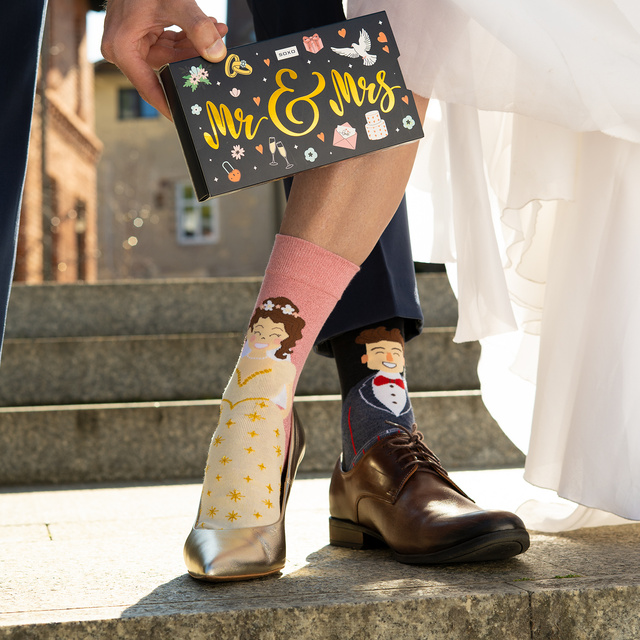 Calzini da donna e da uomo SOXO marito e moglie in confezione – 2 paia