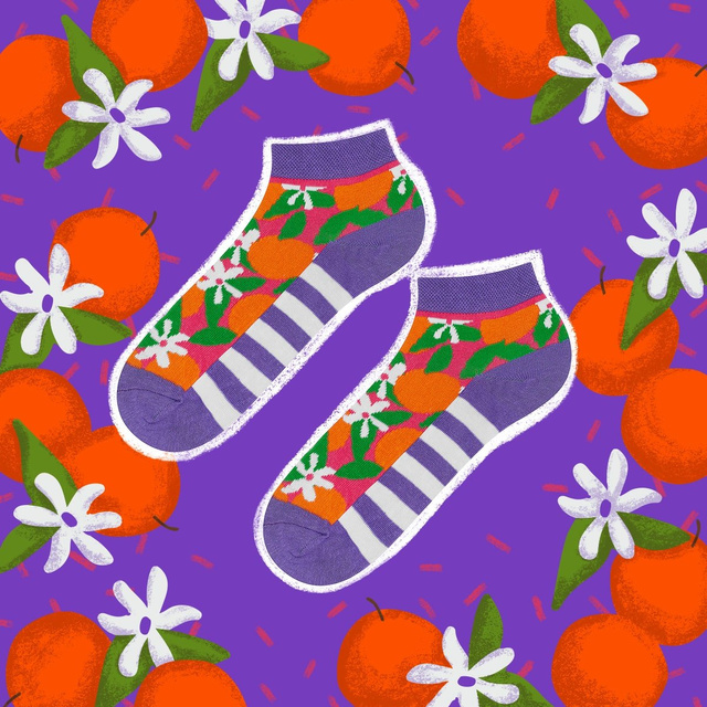 Calzini da donna SOXO GOOD STUFF - rossetti