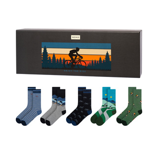 Calzini colorati da uomo SOXO ciclismo - 5 paia