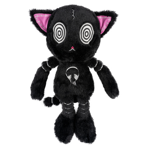 Gus Fink, gatto nero mascotte HypnoCat Plushie Pal