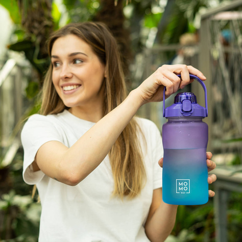 Borraccia 1,5L viola e blu | BPA free 