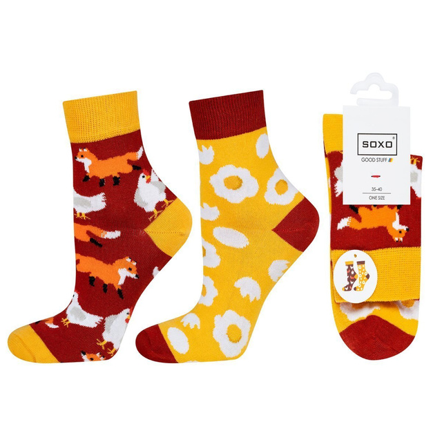 Set di 2 calzini colorati da donna SOXO GOOD STUFF