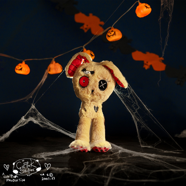 Gus Fink, gatto beige, mascotte Numb x Bunny