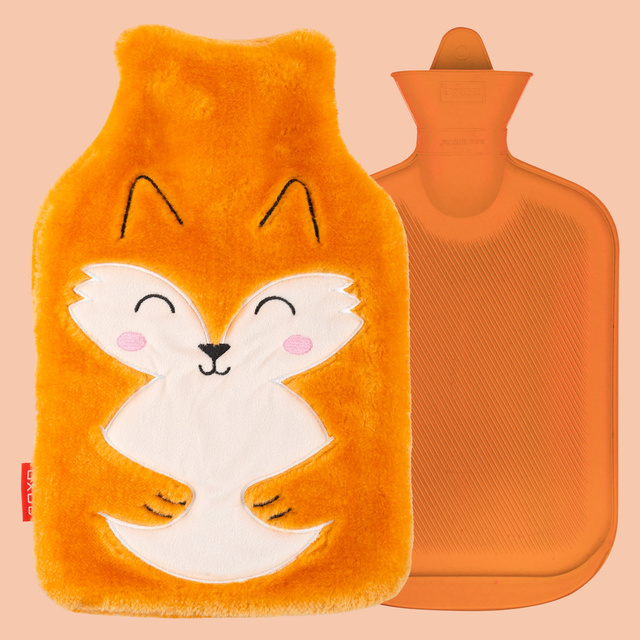 Borsa dell'acqua calda fox SOXO arancione 1,8 L