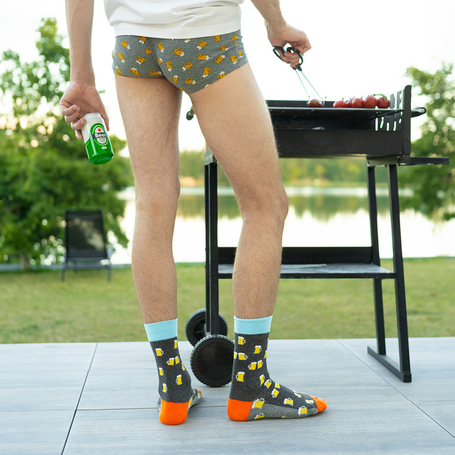 Boxer da uomo in lattina di birra SOXO | Regalo divertente | Festa del ragazzo | Mutandine per lui in confezione originale