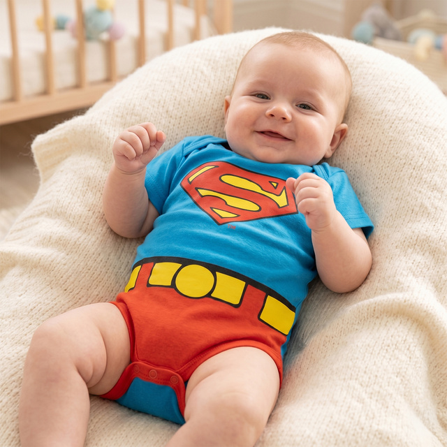 Set di 4 body da bambino Warner Bros Superman