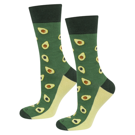 Set di 2x calzini da donna | SOXO da uomo | Ananas in lattina | Avocado in scatola | calzini divertenti per lei | per lui Unisex 