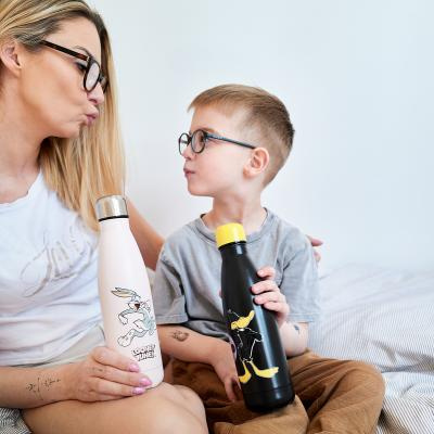 Bottiglia termica 500mL nera | resistente e pratica | Warner Bros | Daffy