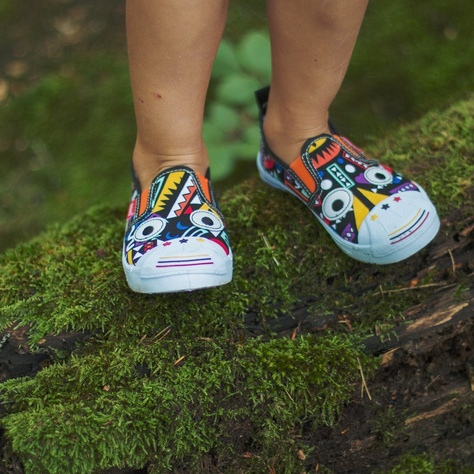 Sneakers per bambini SOXO colorate con motivi