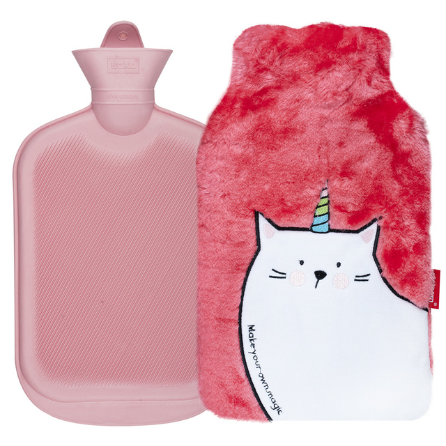 SOXO scaldabiberon rosa con un gatto unicorno