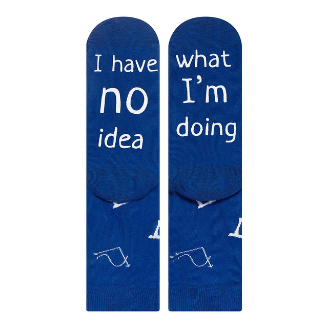 Divertenti calzini con iscrizioni maschili - confezione da 3