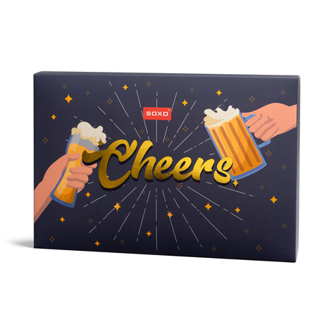 Set di calzini da uomo SOXO Cheers – 2 paia e un apribottiglie