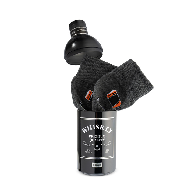 Calzini colorati da uomo SOXO GOOD STUFF | Whisky in bottiglia | regalo per lui