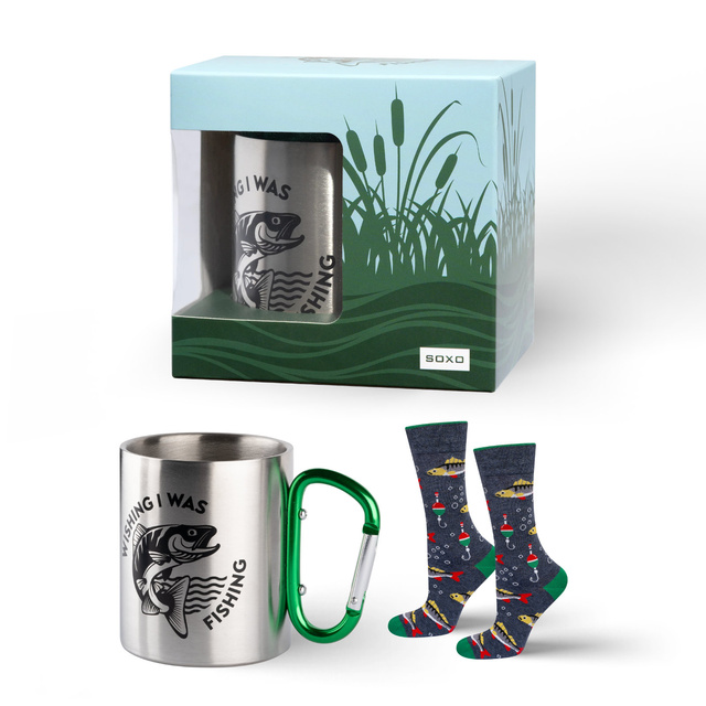 Set Calzini uomo + Tazza Soxo Pesci
