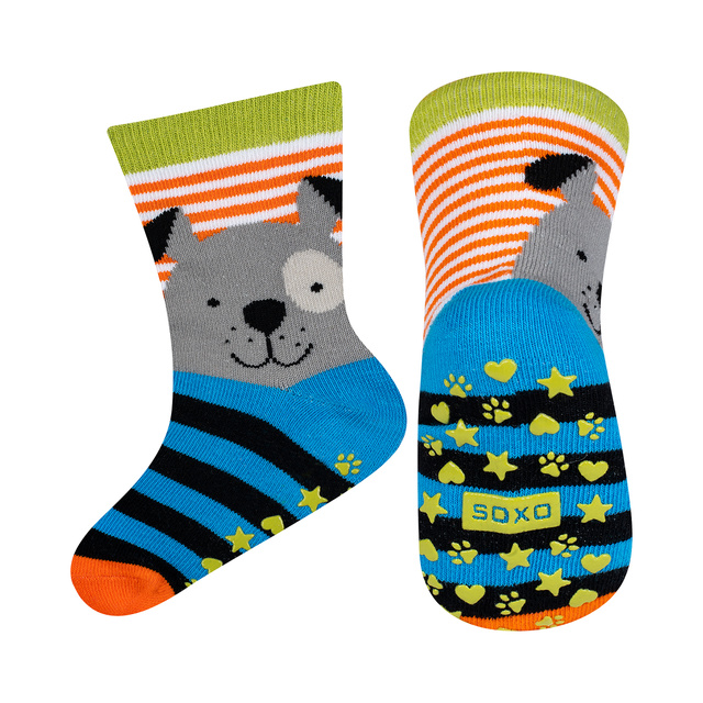 Set di 3 calzini colorati per bambini SOXO animali
