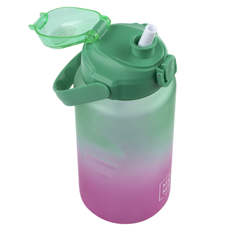 Borraccia 1,5L verde-rosa | BPA free 