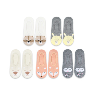 Set di 5 piedi colorati da donna SOXO, regalo