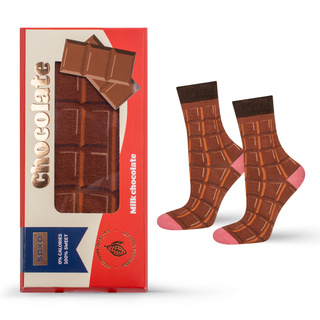 Calzini regalo da donna SOXO | barretta di cioccolato | Happy Gift