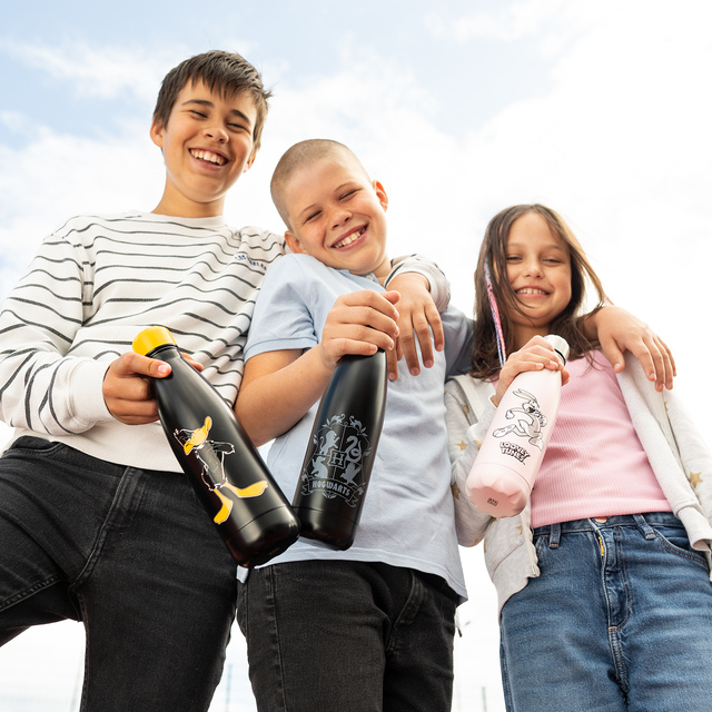 Bottiglia termica 500mL nera | resistente e pratica | Harry Potter | Hogwarts