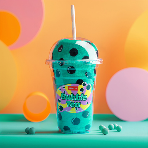 Calzini Soxo Bubble Tea turchesi da uomo - 2 paia