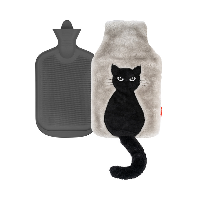 Borsa dell'acqua calda gatto con coda SOXO 1,8 L