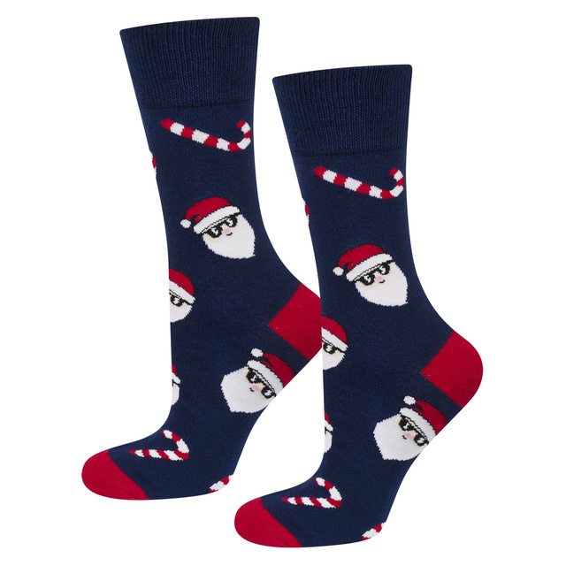 Calendario dell'Avvento | Regalo di Natale | Mikolajki | per lui | Set di 6 calzini da uomo colorati SOXO GOOD STUFF