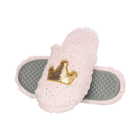 SOXO Pantofole da donna 'Crown' rosa