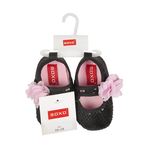 Pantofole ballerine SOXO con fiocco rosa