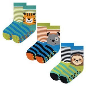 Set di 3 calzini colorati per bambini SOXO animali