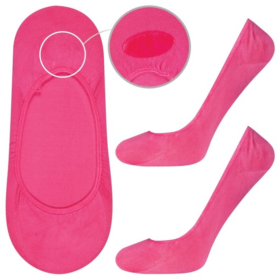 Calzini classici da donna rosa SOXO con silicone