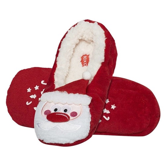 Pantofole da donna SOXO Christmas 3D - "Babbo Natale"