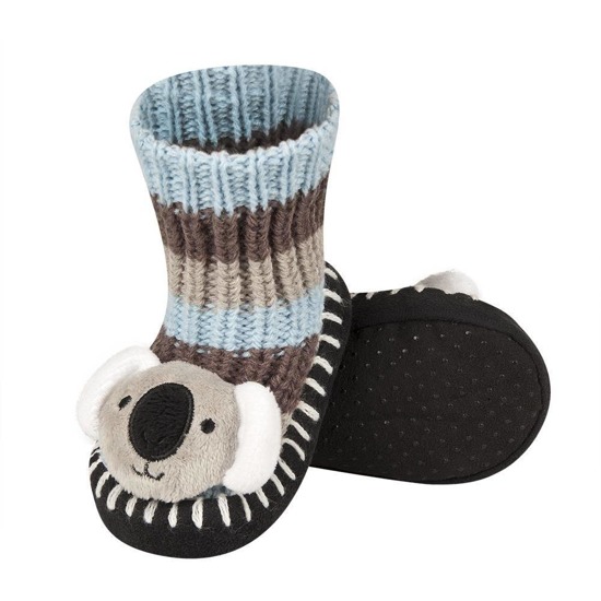 SOXO pantofole a maglia con un animale domestico testa