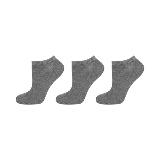 Set di 3 calzini grigi SOXO in cotone grigio