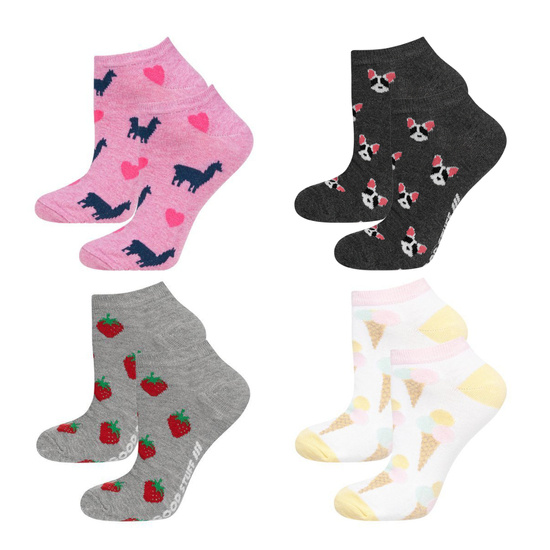 Set di 4 calzini colorati da donna SOXO per un regalo