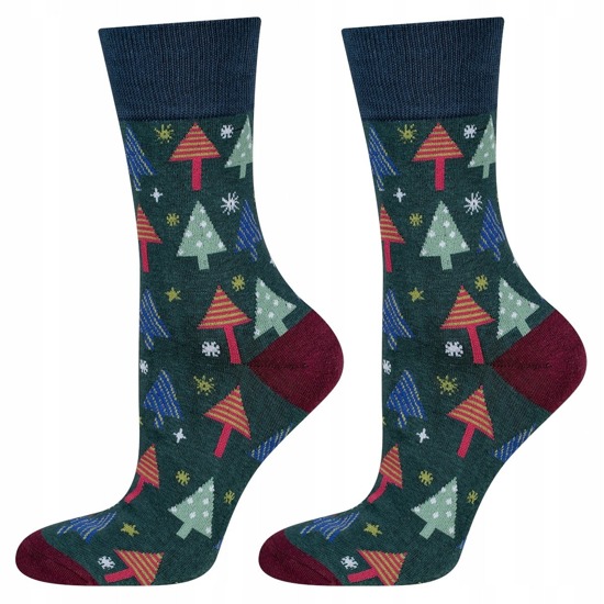 Set di 6 calzini da uomo colorati SOXO GOOD STUFF, un regalo di Natale