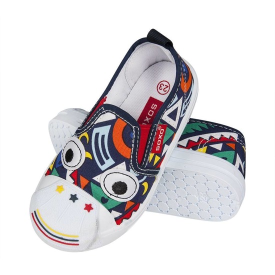 Sneakers per bambini SOXO colorate con motivi