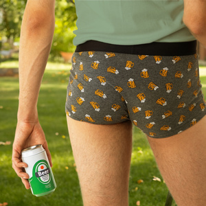 Boxer da uomo in lattina di birra e calzini da uomo in lattina SOXO - regalo divertente per un uomo