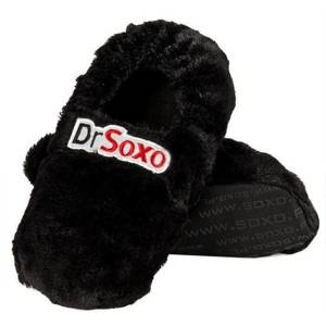 Dr soxo pantofole riscaldanti SOXO DR SOXO, rilassanti suola morbida nero